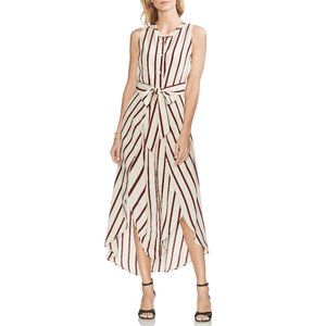 Vince Camuto Sleeveless Caravan-Stripe Maxi Dress
